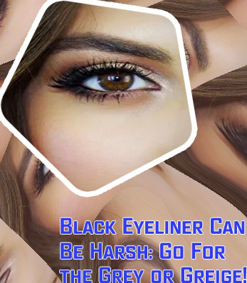Gray eyeliner for brown eyes